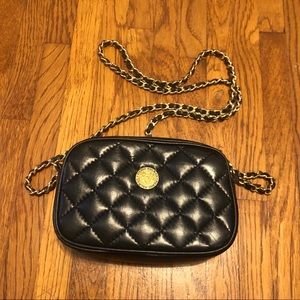 Vintage Pierre Balmain Quilted Leather Purse